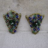 Pair of Murano glass sconces