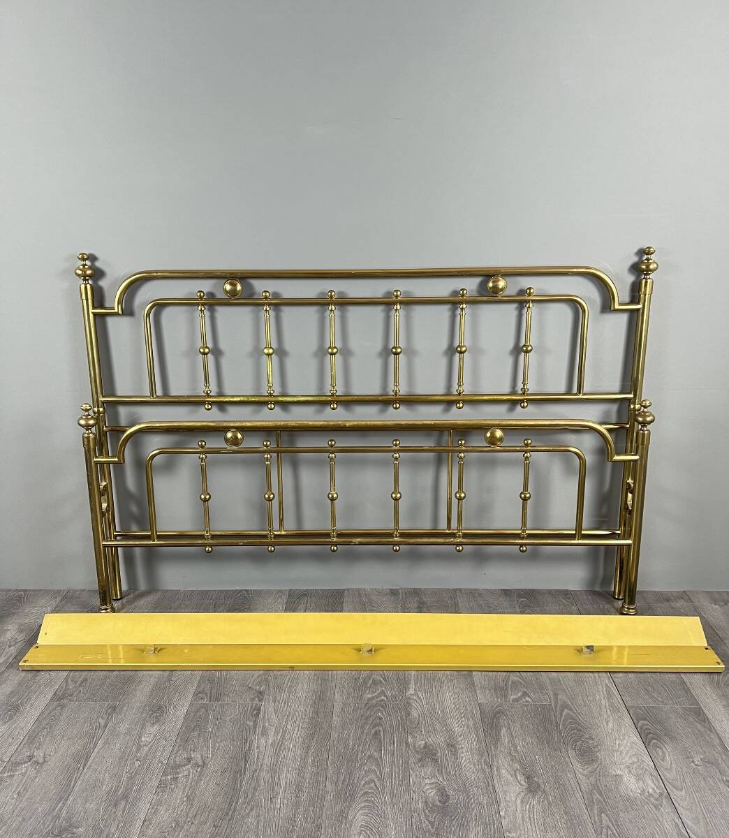 Brass bed, 20th century