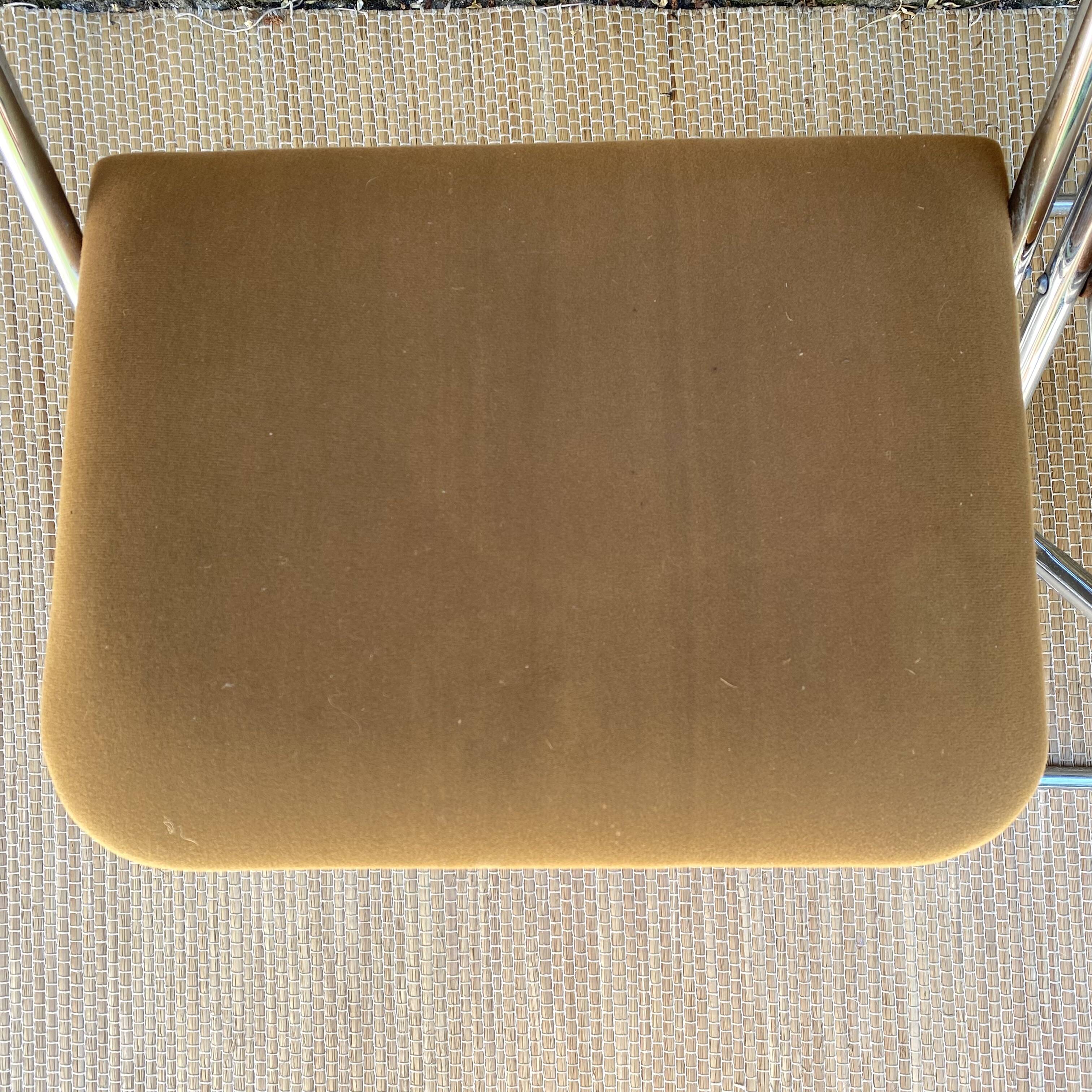 Vintage chrome folding chairs