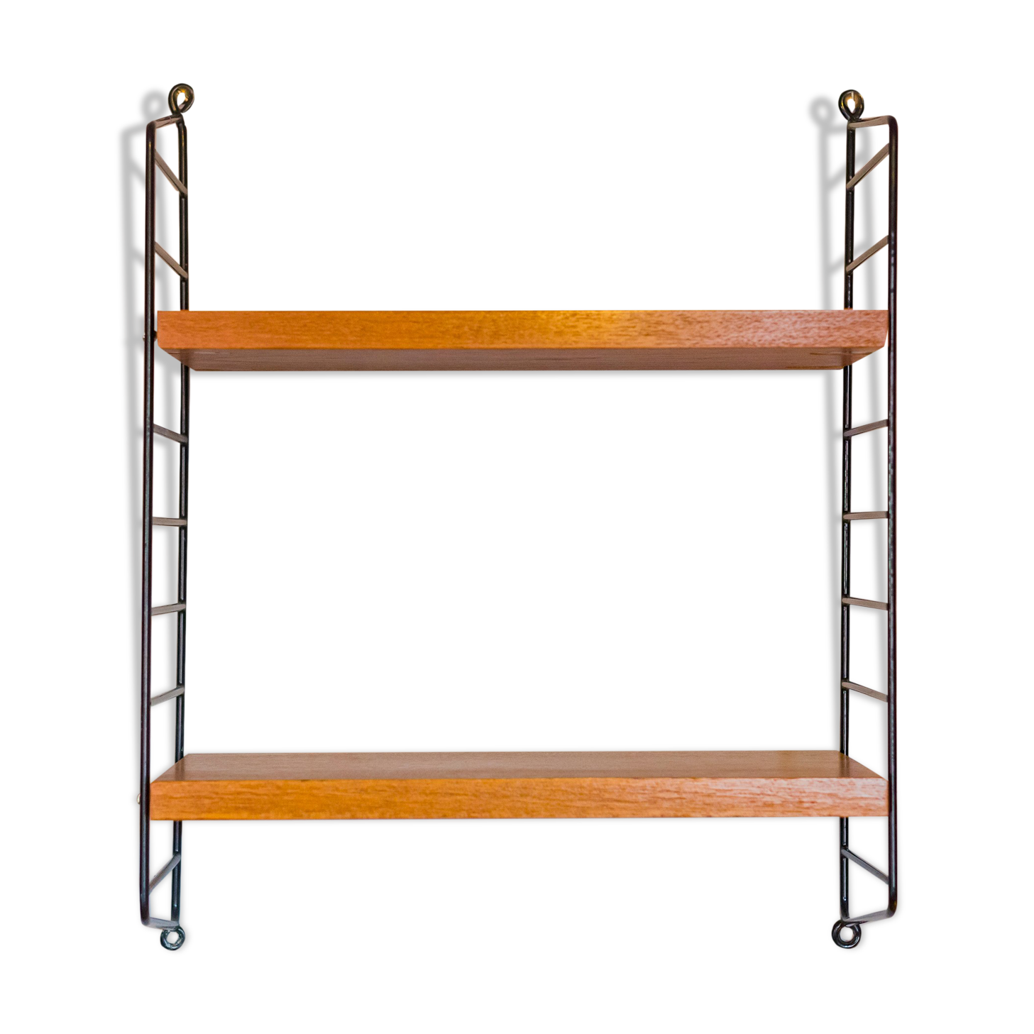 Teak Modular Wall Shelf by Nils Strinning for String, 1960s