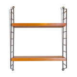 Teak Modular Wall Shelf by Nils Strinning for String, 1960s