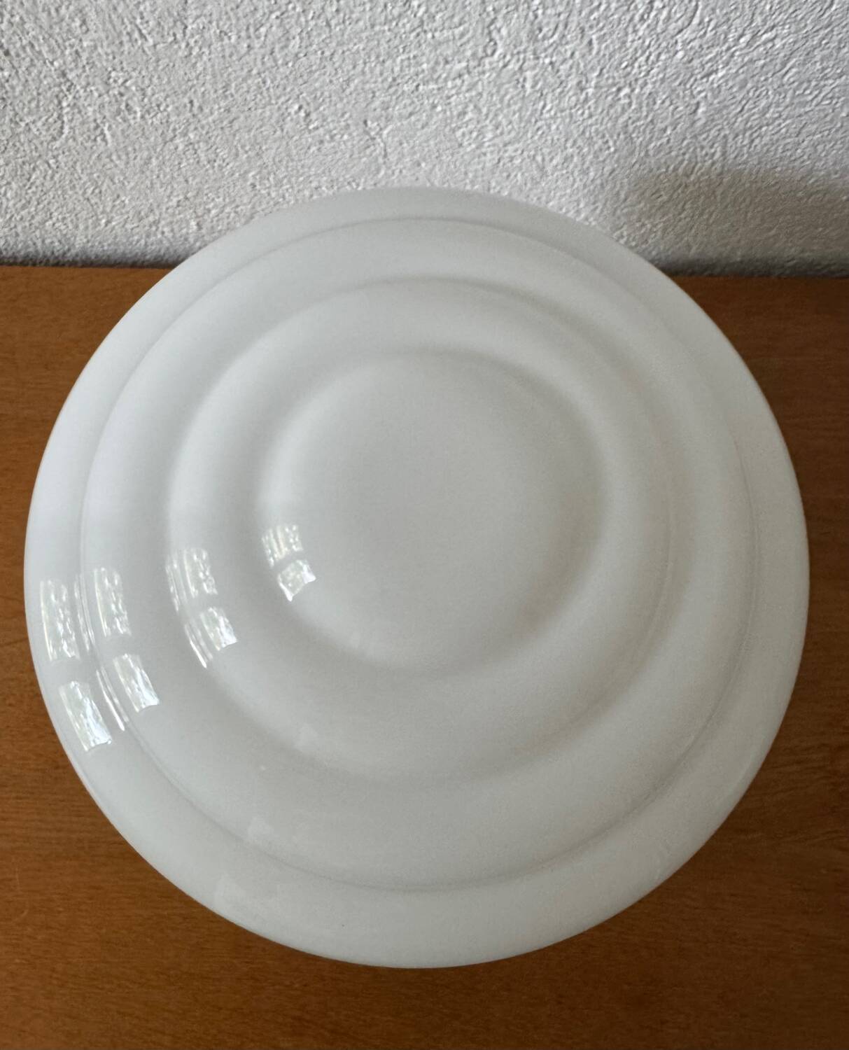 Plafonnier opaline Art Déco
