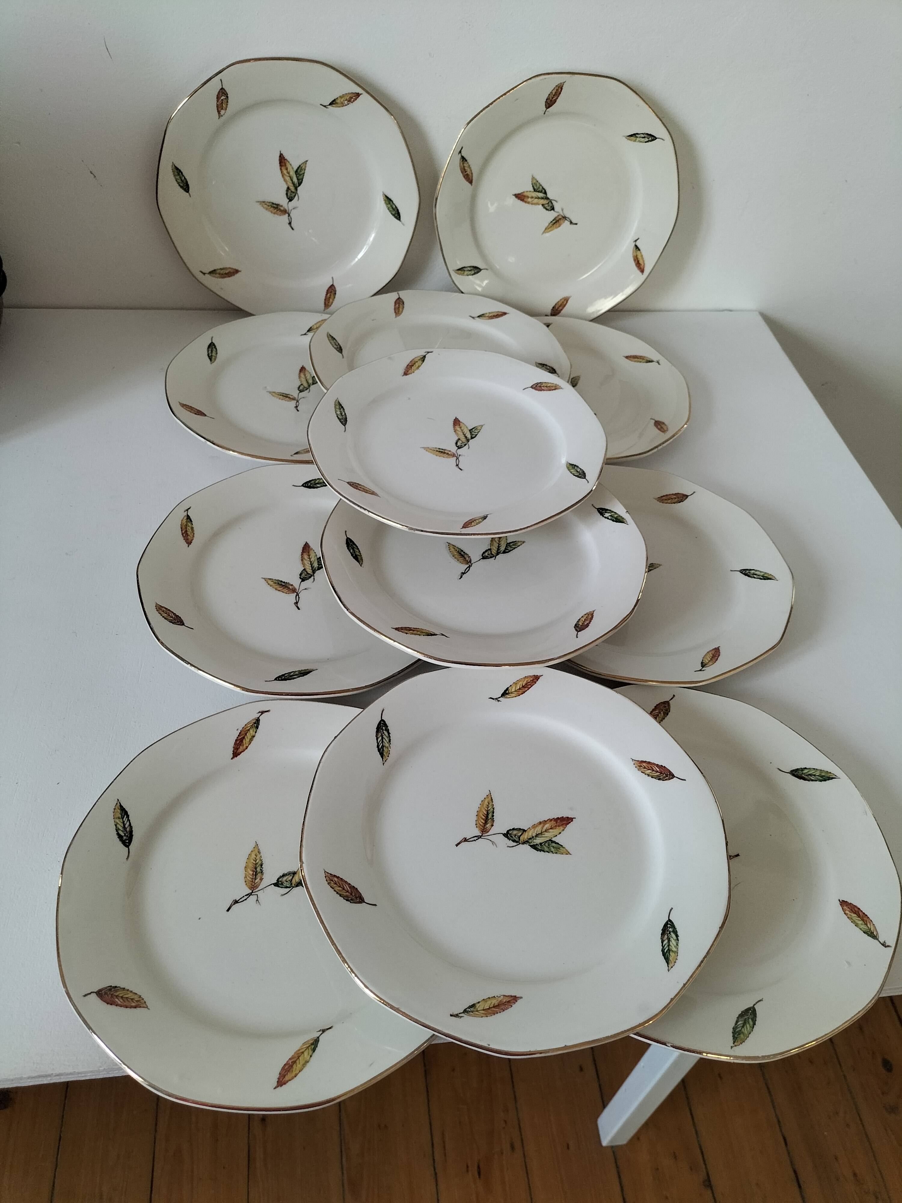 Digoin Sarreguemines Nemours Model Plates.