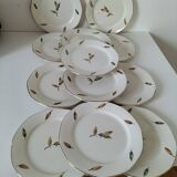 Digoin Sarreguemines Nemours Model Plates.