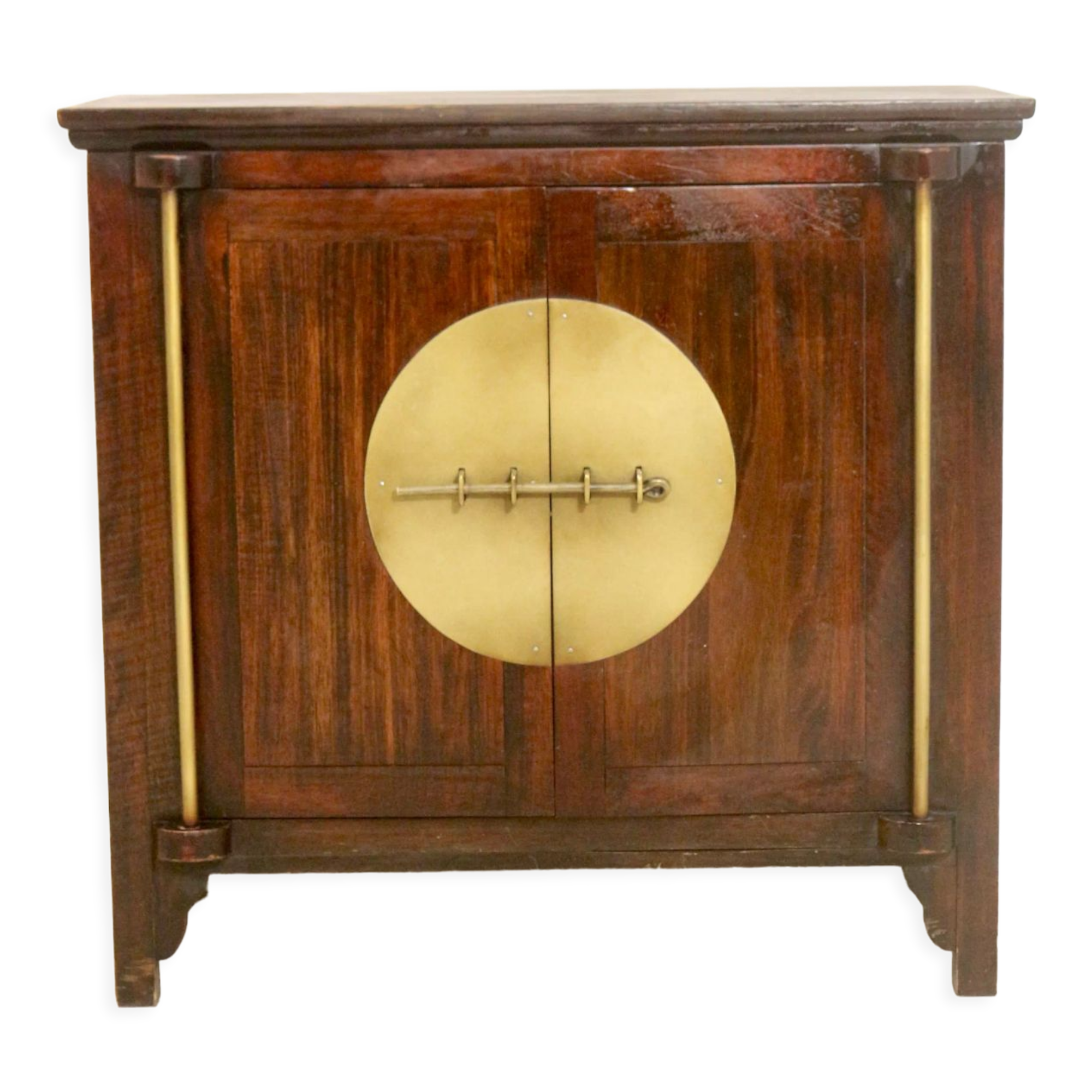 Antique buffet with swing doors Asian design