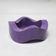 Sinus ashtray purple Walter Zeischegg Helit