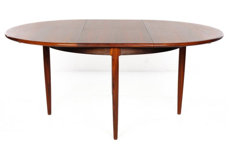 Landscape table by Niels Otto Moller rosewood on plywood