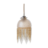 Suspension vintage en pâte de verre