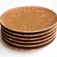 Set of 6 stoneware dessert plates