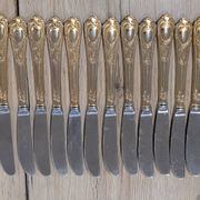 Luxury Cutlery Set Solingen SBS Gold Plated with Fine Gold 23/24 Carats - 70 Pieces