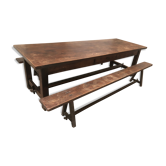 Table and 2 benches
