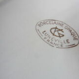 Légumier Lunéville KG decoration of blue daisy poppies and wheat