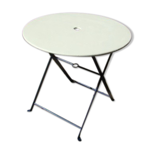 Table de pliante en fer - ancienne
