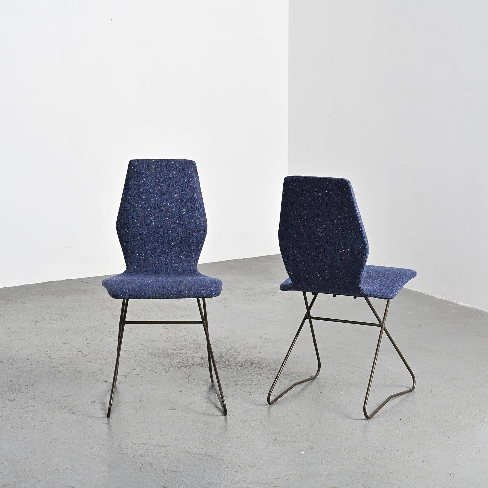 Pair of 1950 chairs by Louis Paolozzi