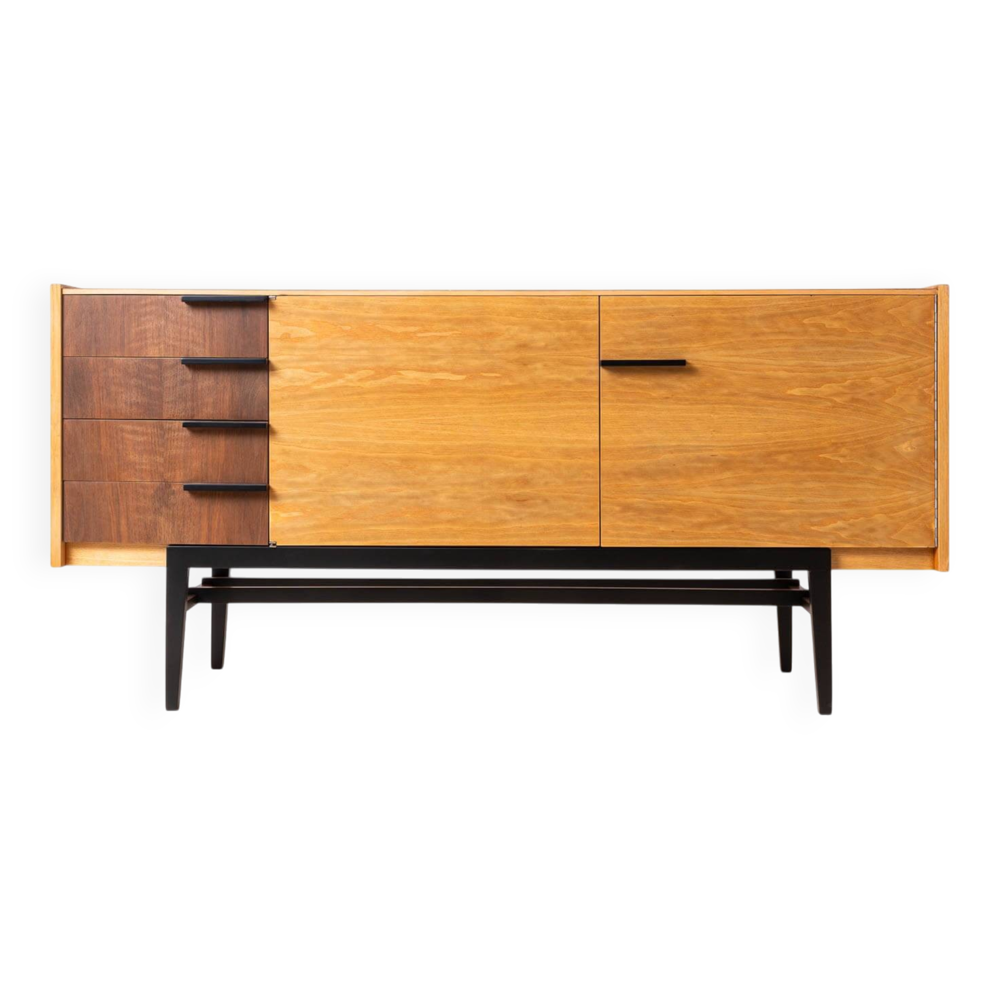 Vintage Midcentury Sideboard by Frantisek Mezulanik, Up Zavody, 1960s