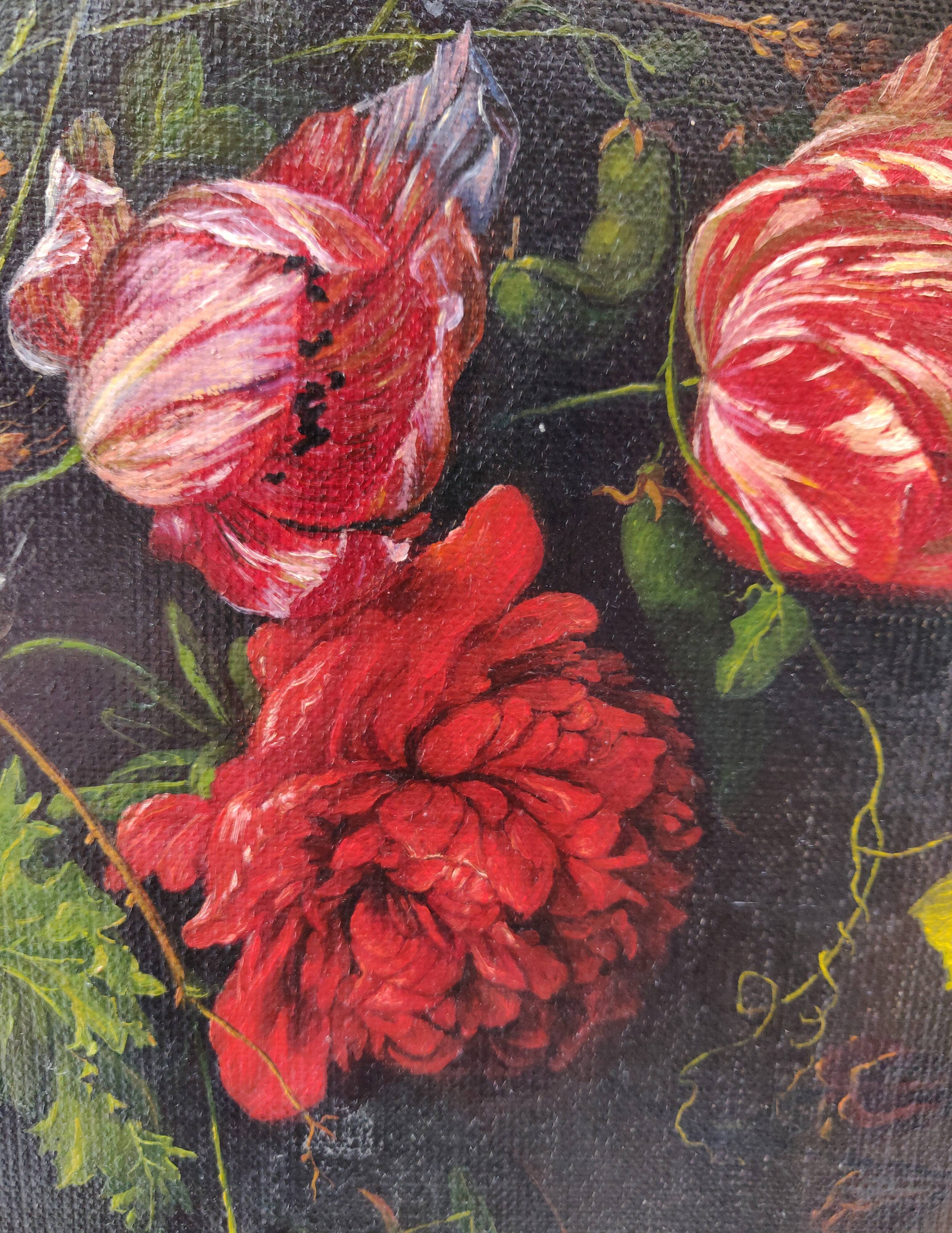 Painting Russian Dead Nature Oil by Azyma 98