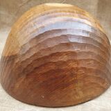 Coupe à fruits en bois sculpté