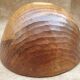 Carved wooden fruit cup