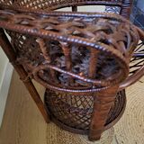 Emmanuelle rattan armchair