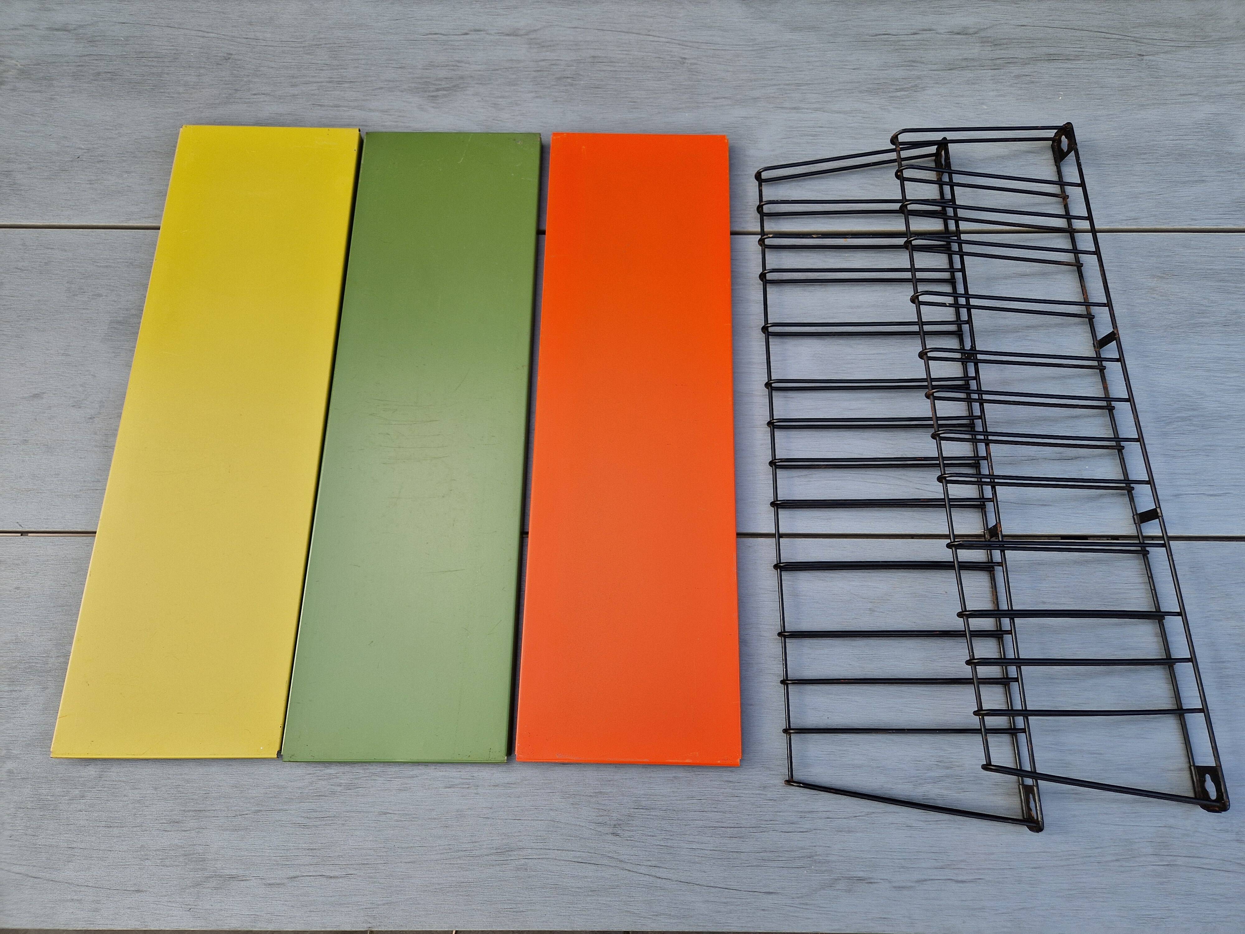 Tomado metal wall shelf, 1960s