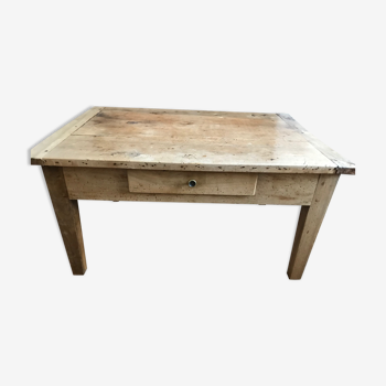 generous-sized antique wooden coffee table