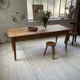Farm table pine and walnut 2m