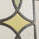 Art Deco Geometric Stained Glass Window 51x24cm
