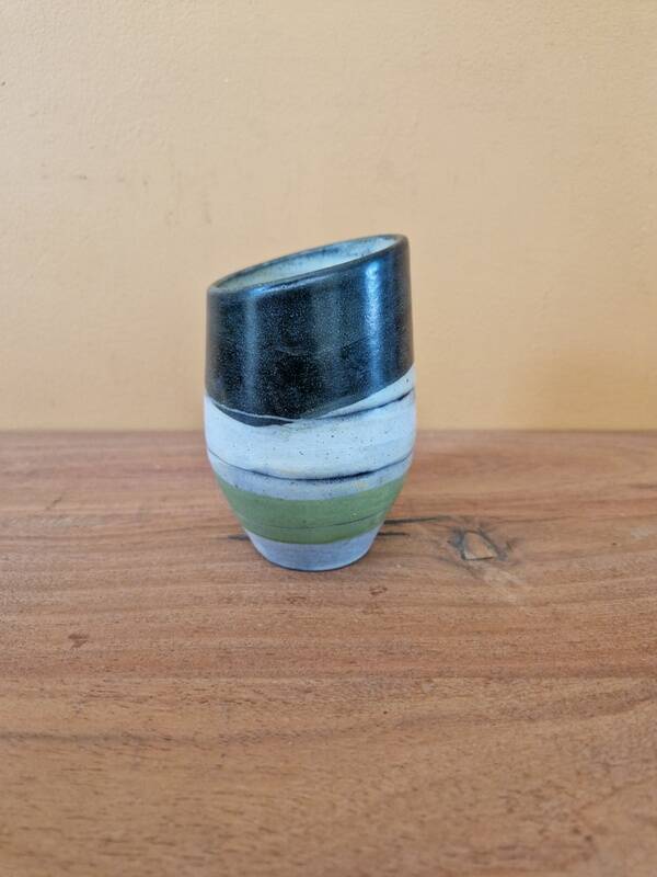 Robert Deblander (1924-2010) - Small free-form ceramic vase