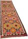 Turkish Handwoven Vintage Herki Kilim 93 cm x 322 cm