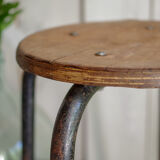 Wooden and patinated metal workshop