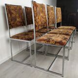 Vintage chairs floral fabric