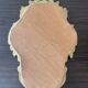 Old italian mirror in gilded plaster with leaf