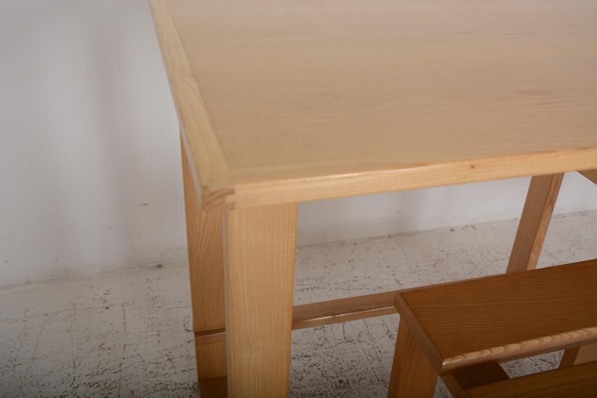 Desk and its stool dating from the 70s.