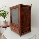 Medicine cabinet, 30s/40s oak bathroom cabinet
