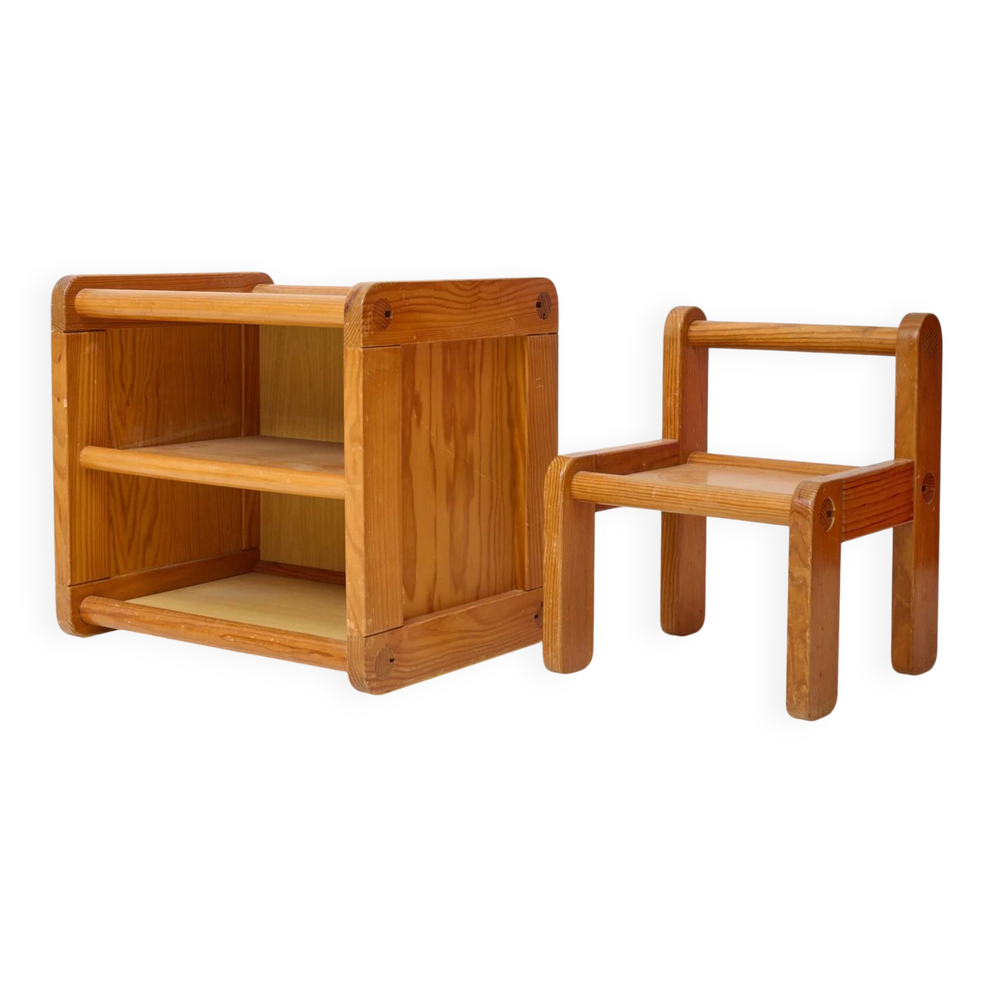 Children's furniture and chair, Baumann, 1980