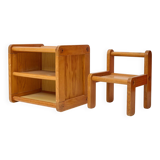 Children's furniture and chair, Baumann, 1980