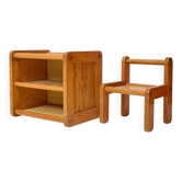 Children's furniture and chair, Baumann, 1980