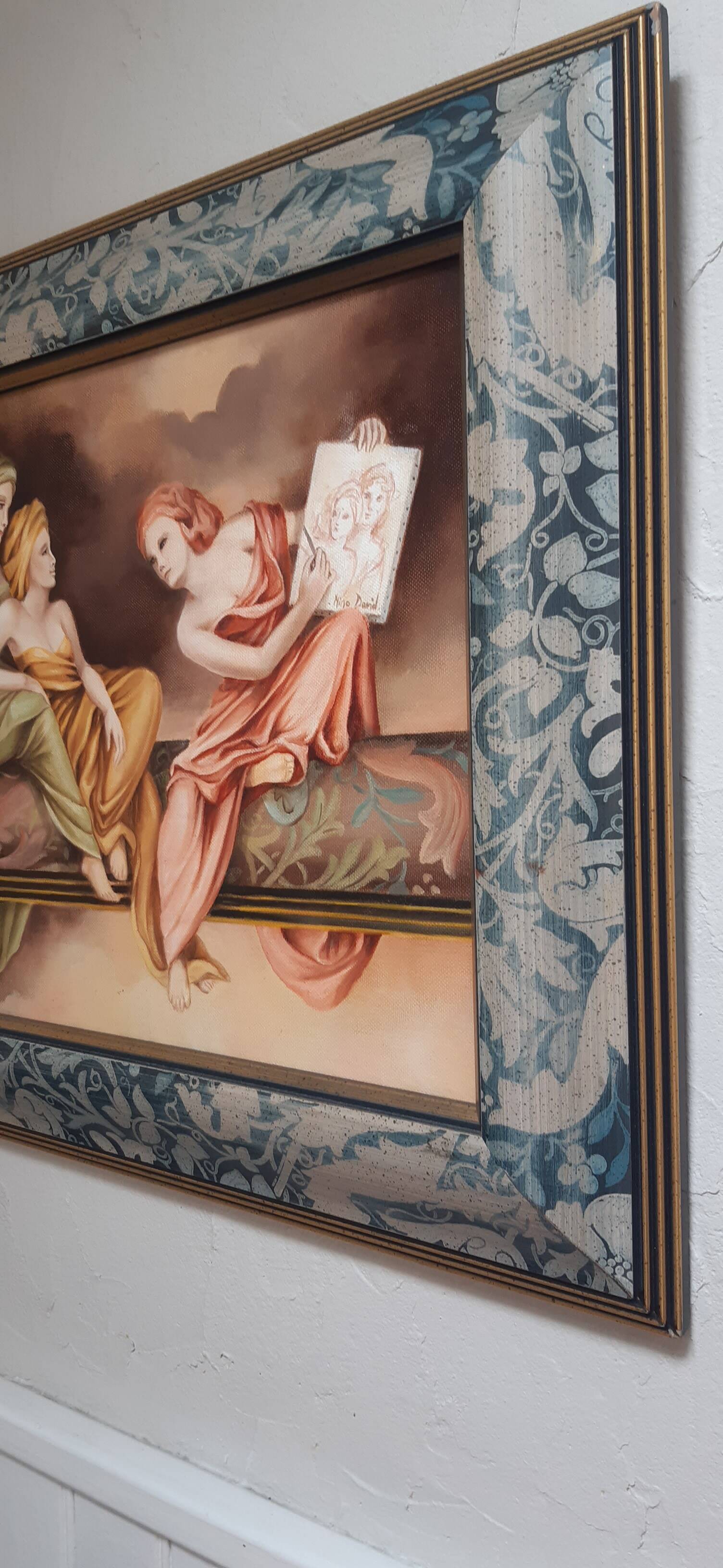 Portrait painting of women