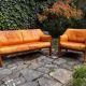 Canapé et fauteuil CAB415 de Mario Bellini pour Cassina