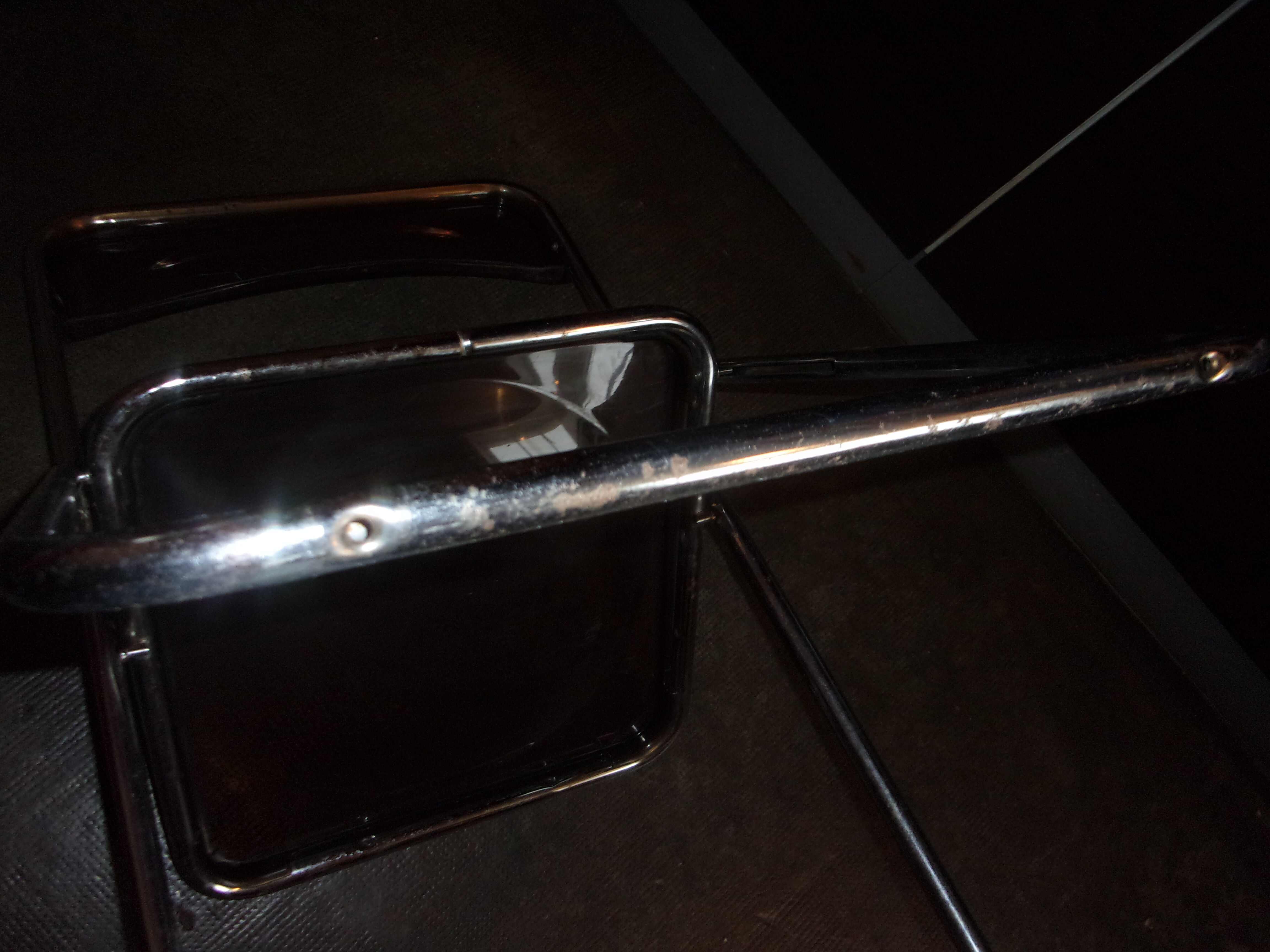 Plexid chrome folding chair 1970