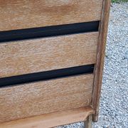Vintage Gérard Guermonprez chest of drawers with 3 compass feet from the 50s