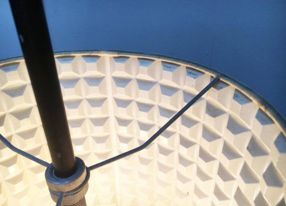 East German tripod floor lamp by Rudolf Arnold, mid-century, 1960s.