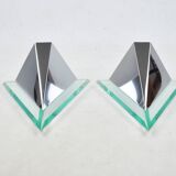 Pair of wall lamps, Karstadt, 1980s