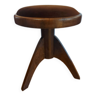 Tabouret de piano design années 50