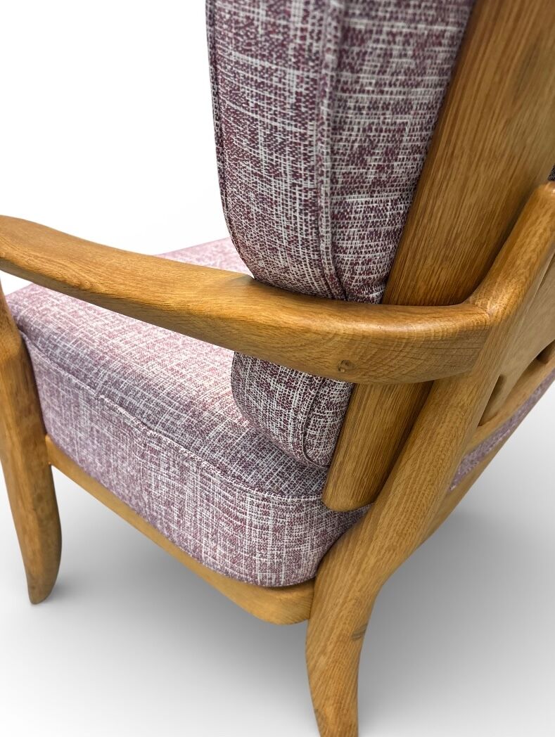 "José" canapé in solid oak by Guillerme & Chambron for Votre Mais.