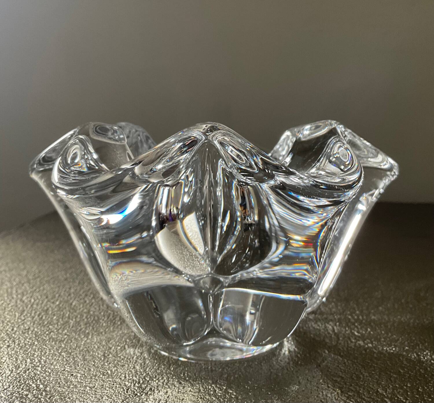 Vintage crystal pocket from Vannes