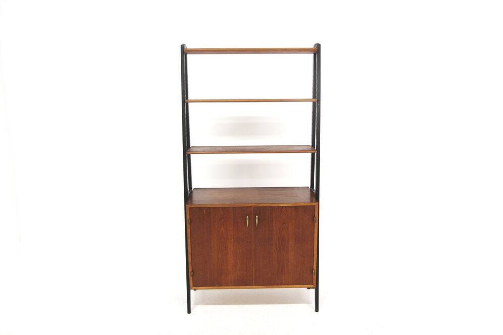 Scandinavian mahogany bookcase, AB Bröderna Troedson, Sweden, 1960