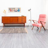 Scandinavian-style teak line, sliding door