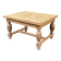 Art Deco monastery dining table, extendable, stripped in solid oak 230.