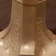 Pair of art deco pewter candlesticks.